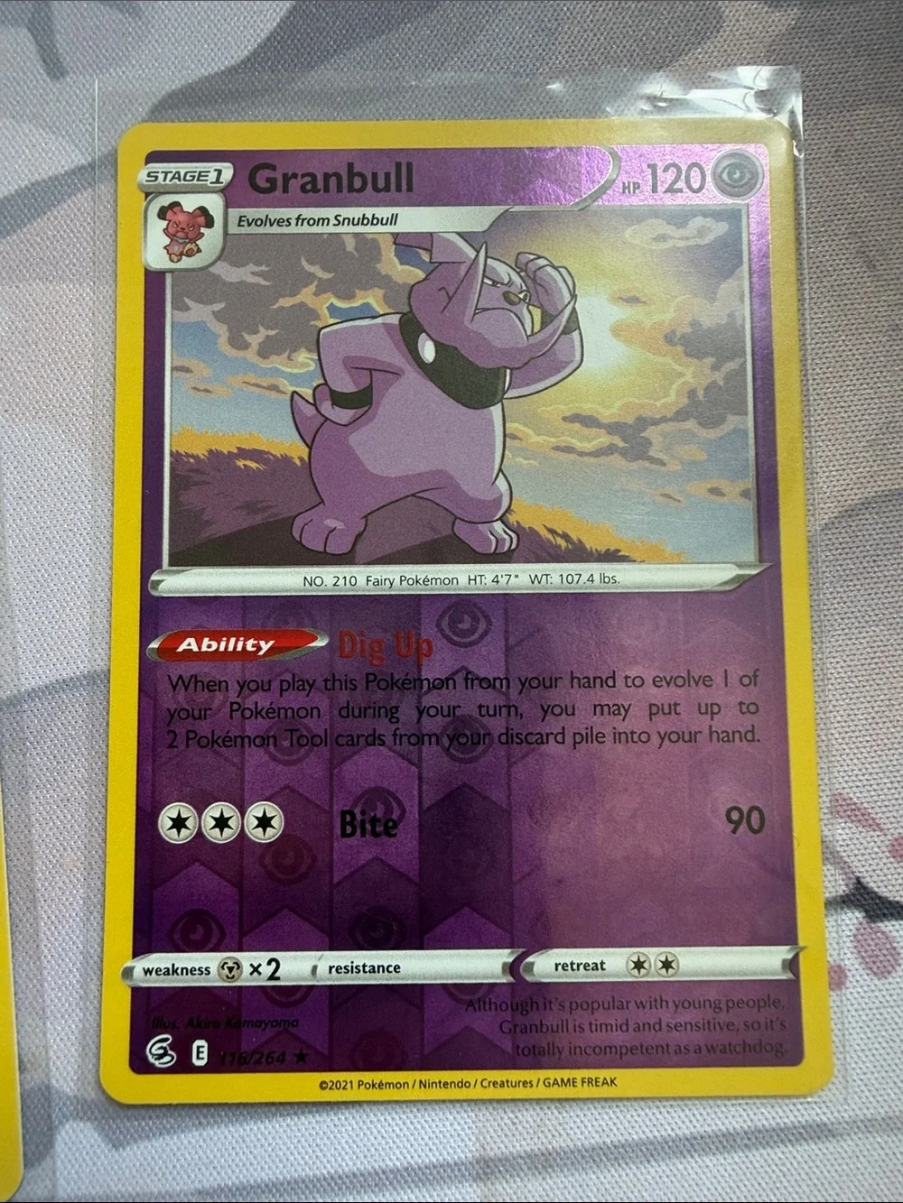 Snubbull & Granbull Evolution Lot | 5 Cards | Pokémon TCG | Reverse Holo ✨5/$25✨
